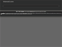 Tablet Screenshot of lolamail.com